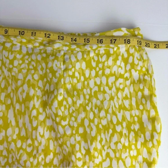 Who What Wear Women’s Yellow Tiered Midi Skirt Size XXL - Picture 6 of 8